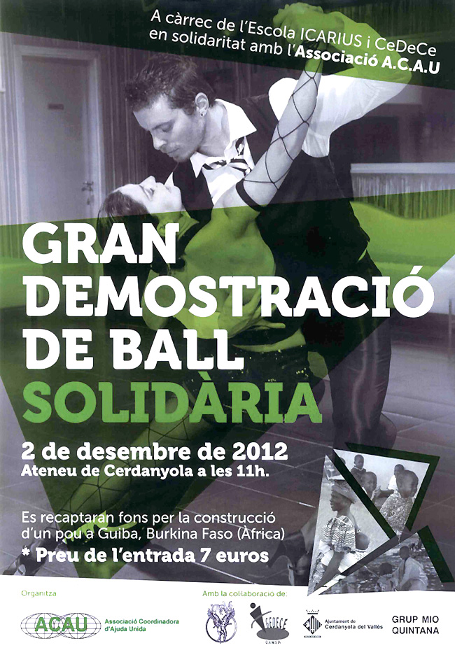 Ball solidari per construir un pou a Burkina Faso
