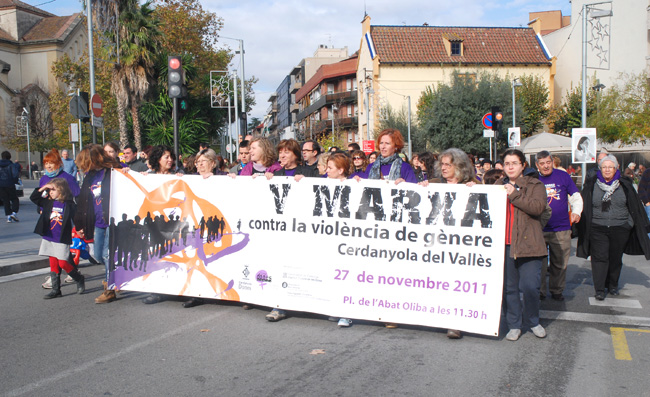 24 de novembre: marxa per a l'Eliminació de la Violència envers les Dones