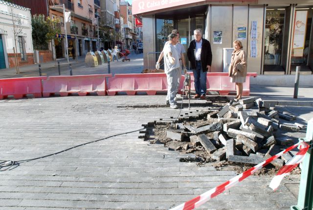 L'Ajuntament millora el paviment en l’encreuament de Sant Martí amb Torras i Bages 