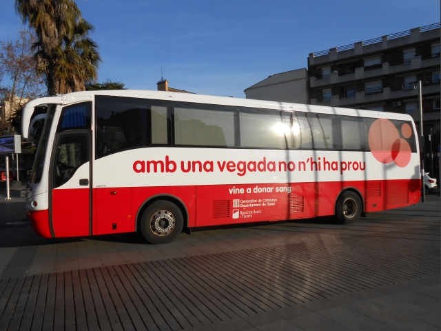 La unitat mòbil del Banc de Sang, a Cerdanyola