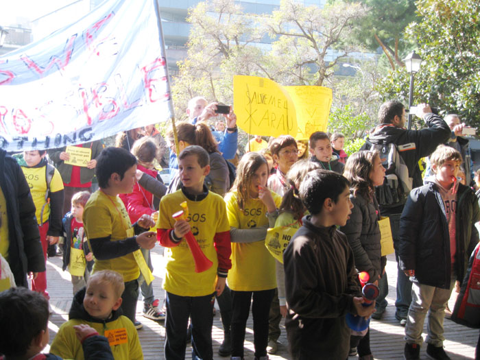 L'Ampa del Xarau trasllada les seves reivindicacions al Parlament de Catalunya