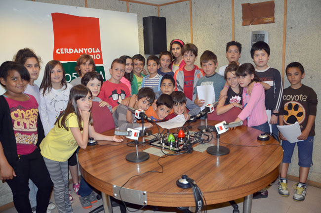 Programes escolars a Cerdanyola Ràdio. 4t A de  l’Escola Xarau