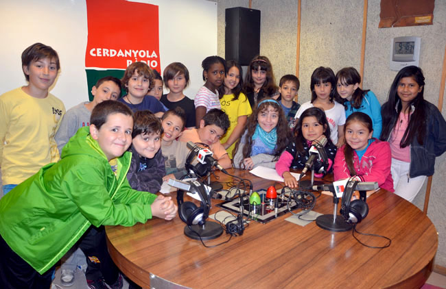 Programes escolars a Cerdanyola Ràdio. 4t B de l’Escola Xarau