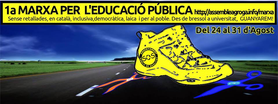 La Marxa per l'Educació Pública farà estada destacada a Cerdanyola