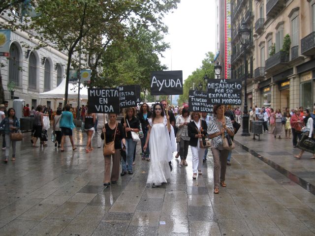'Funeral' d'una dona en lluita