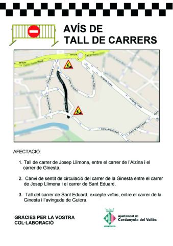 L'inici de la construcció del pont del carrer del Remei provoca afectacions de la circulació
