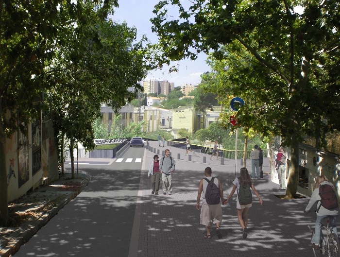 En marxa les obres del pont del Remei amb la intenció de relligar els barris de la ciutat