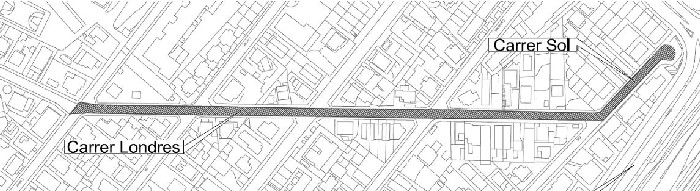 En marxa les obres de renovació del clavegueram als carrers de Londres i del Sol