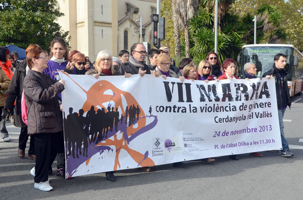 La marxa contra la Violència masclista posa l'accent en la prevenció