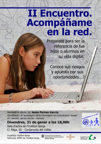 L’Institut Gorgs apropa als seus alumnes i famílies a l'ús correcte de les xarxes socials