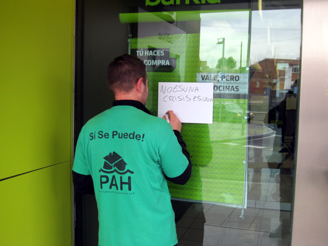 Acord entre la PAH i Bankia