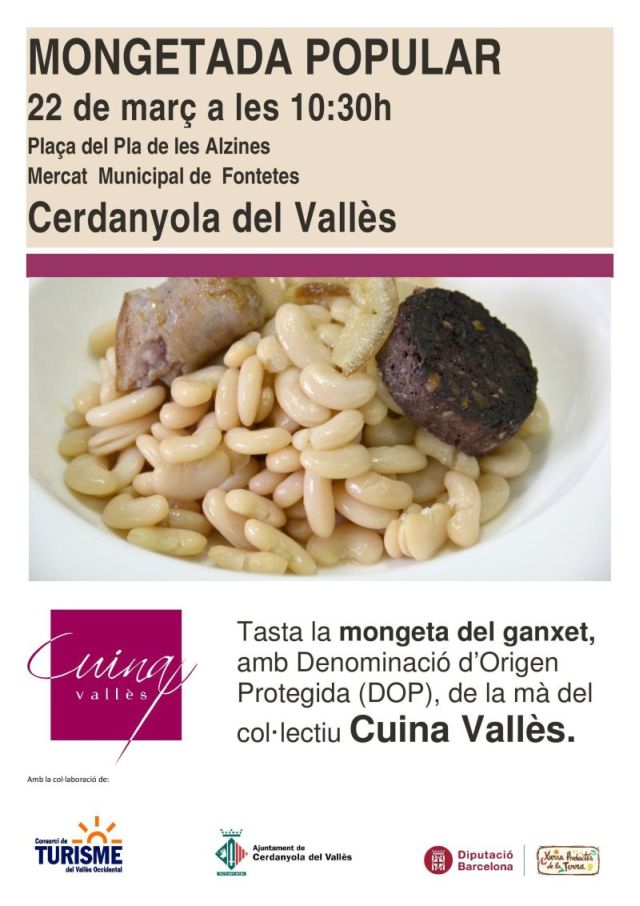 Cerdanyola acollirà una mongetada popular aquest dissabte