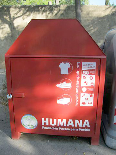 La Fundació Humana recull 61 tones de roba usada