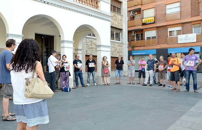 Concentració de suport amb el poble palestí