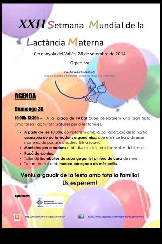 Defensant la criança natural en la XXII Setmana Mundial de la Lactància Materna