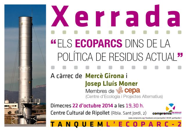 Xerrada sobre alternatives a l'actual model de gestió de residus