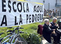 Recullen més de 1.000 firmes per exigir la construcció del col.legi a La Pedrera