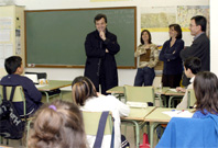 Alumnes del col.legi Xarau entrevisten l'alcalde de la ciutat