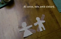 Trànsit sancionarà per no utilitzar el cinturó de seguretat al darrera