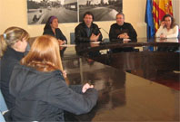 Alumnes d’un institut de Berna visiten l’Ajuntament