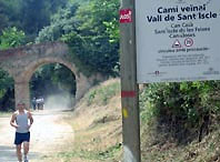 Satisfacció dels afectats per l'amiant per les obres al camí de can Catà