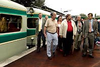 Història i homenatges als actes del 75è aniversari de l'estació de Bellaterra