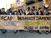 La Ramona afirma que el seu desallotjament no acallarà el moviment ocupa