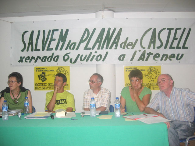 Via Verda, Ecologistes en Acció i el PAS demanen la paralització de les obres a la Plana del Castell
