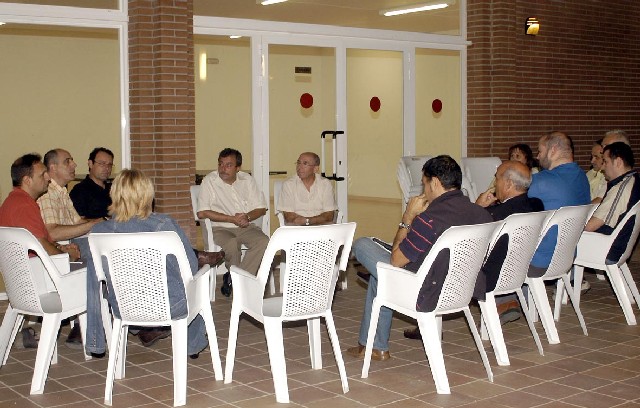 Ronda de presentacions del nou cap de la comissaria dels mossos