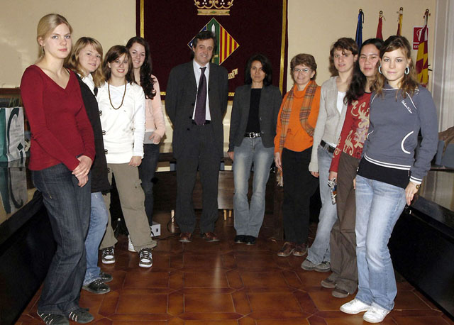 Nova visita a Cerdanyola d’alumnes d’un institut de Suïssa