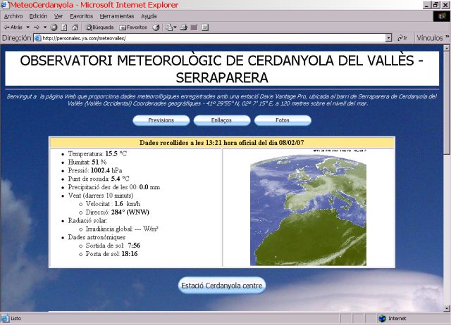 Can Coll comptarà amb una estació meteorològica