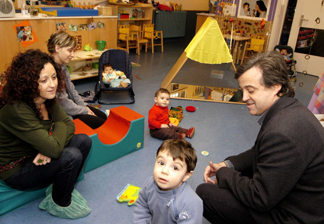 L’alcalde visita l’Escola Bressol Municipal Montflorit