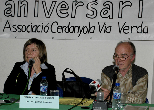Maria Comelles exposa el futur Pla de Qualitat de l'Aire