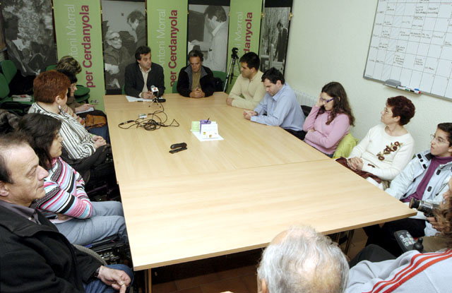 Entitats d'atenció als discapacitats es reuneixen amb Antoni Morral per donar la seva visió de la ciutat