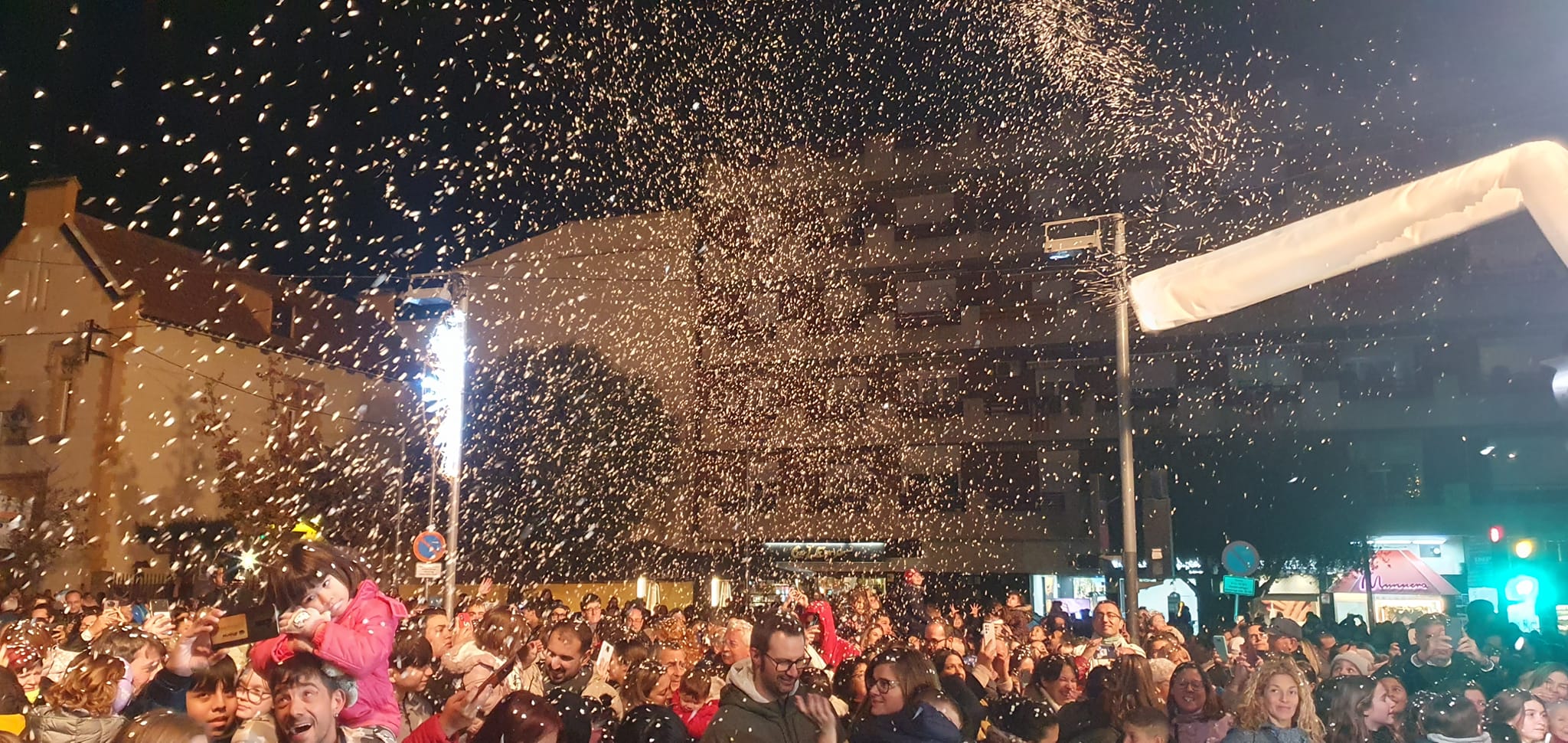 Espectacular encesa de les llums de Nadal