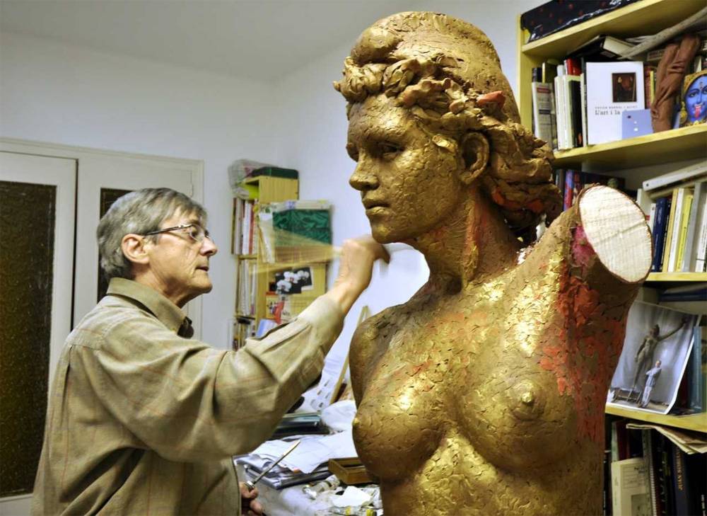 Homenatge a Salvador Mañosa, l'escultor de la C de Cerdanyola