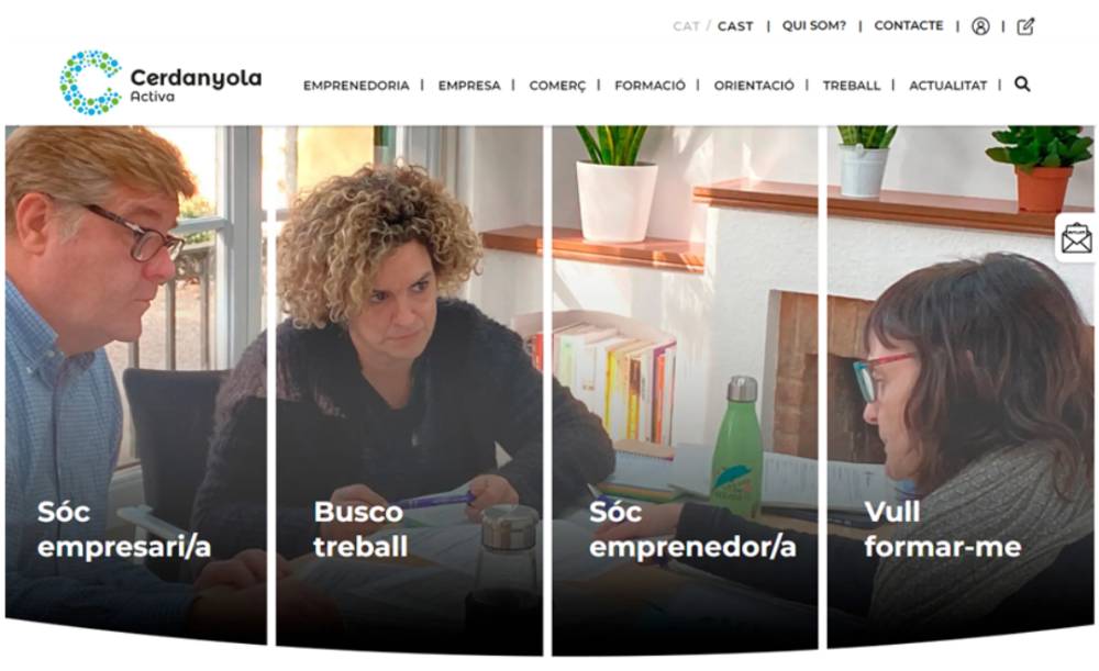 Nova web Cerdanyola Activa del Servei de Promoció Econòmica