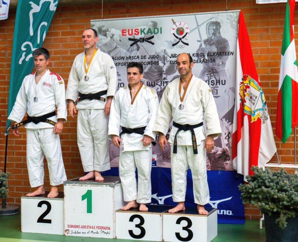 Cinc medalles per als judokes locals en la Copa d’Espanya de veterans