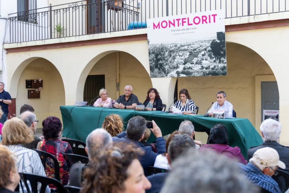 Montflorit s’omple de records en la presentació del llibre ‘Montflorit. Cent anys entre pla i serra’