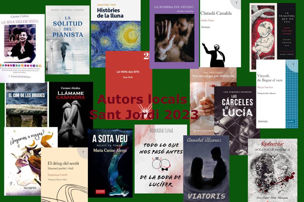 Una vintena d'autors de Cerdanyola firmaran llibres per Sant Jordi