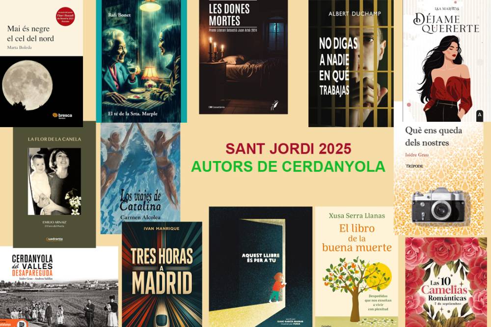 Un Sant Jordi amb gran presència d’autors de Cerdanyola