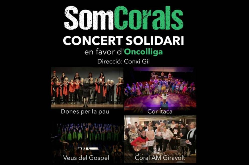 Torna el concert solidari SomCorals per a la lluita de l'Oncolliga