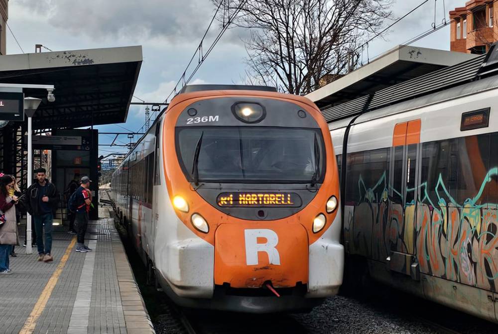 Reobre el tram de l'R4 de Rodalies entre Martorell i Sant Sadurní