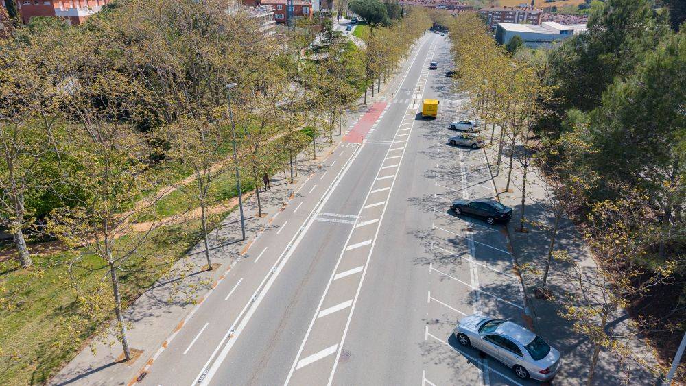 Cerdanyola impulsa la mobilitat sostenible amb noves actuacions en carrils bici i itineraris per a vianants amb el suport de l'AMB