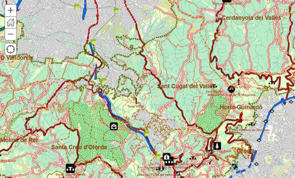 El mapa-guia del Parc de Collserola rep un premi per la divulgació d'aquest espai natural