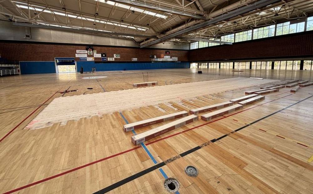 L’Ajuntament millora les pistes del pavelló del PEM Guiera