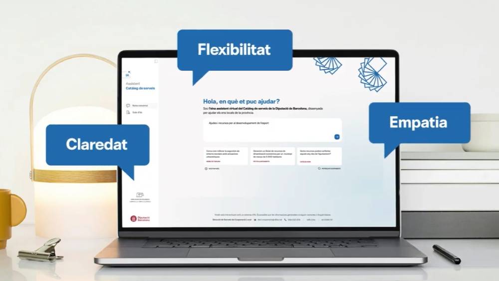La Diputació crea un assistent virtual per facilitar l’accés dels ajuntaments als recursos i serveis més adequats