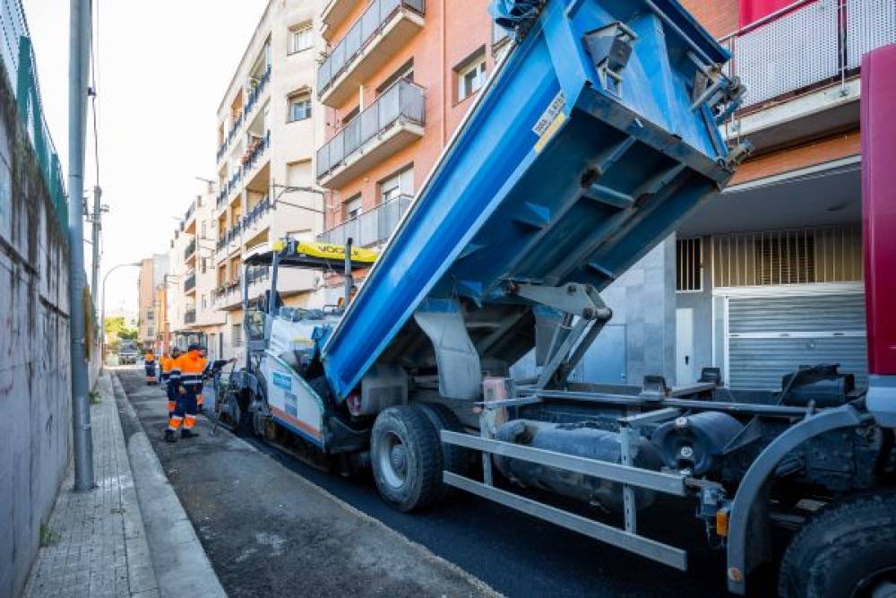 S’inicia la segona fase del Pla d’Asfaltat de la ciutat