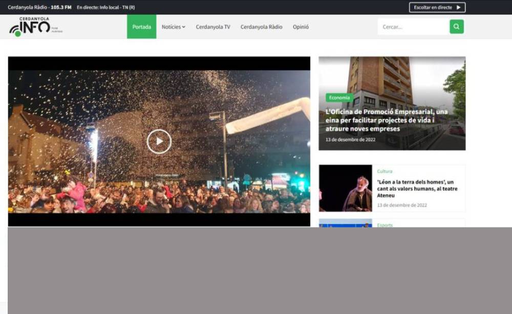 Cerdanyola.info celebra dues dècades amb una renovació del disseny