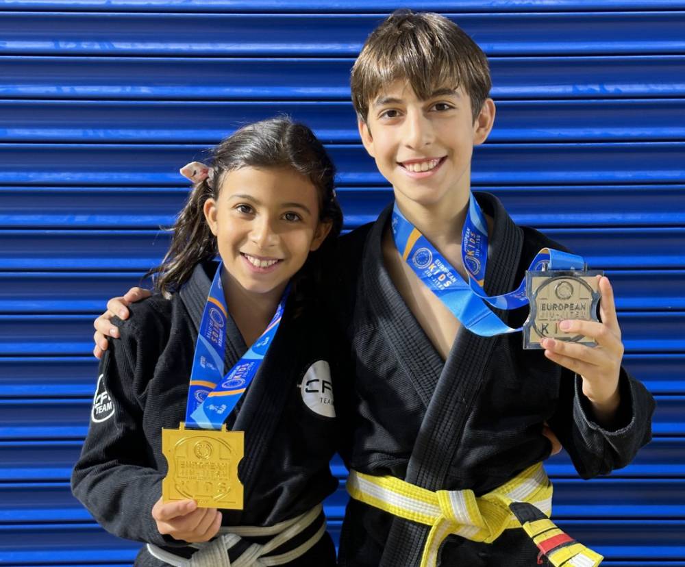Medalles d'Or i Plata al campionat d'Europa Jiu-Jitsu Kids